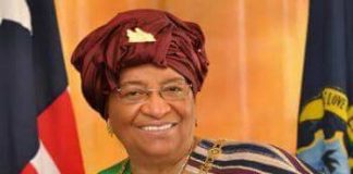 ELLEN JOHNSON SIRLEAFF la présidente sortante du LIBERIA laisse la place a son successeur