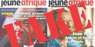 De fausses couvertures de Jeune Afrique circulent au Gabon