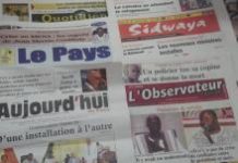 Infrastructures, politique et sport, au menu des quotidiens burkinabè