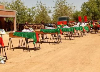 Inhumation des militaires au cimetière de Gounghin : moments d’intenses émotions