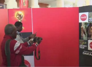 Mondial 2018 : le trophée de la coupe du monde à Dakar