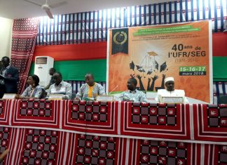 40 ans de l’UFR-SEG : Les uns réfléchissent, les autres revendiquent