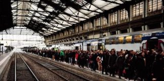 Grève massive des transports en France