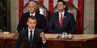 Standing ovation pour Macron au Capitole