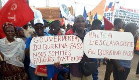 FETE DU TRAVAIL A OUAGADOUGOU : LES TRAVAILLEURS RÉCLAMENT DE MEILLEURES CONDITIONS