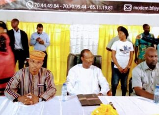 Nathanaël OUÉDRAOGO et Poé Naaba Tanga créent le MODEM LE-PRESIDIUM