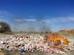  Fraude- de- cigarettes - 60000 –cartouches- parties -en -feu