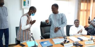 Centre de gestion des cités : Boureima THIOMBIANO désormais aux commandes INSTALLATION-NOUVEAU-DG