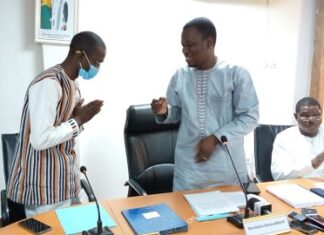 Centre de gestion des cités : Boureima THIOMBIANO désormais aux commandes INSTALLATION-NOUVEAU-DG