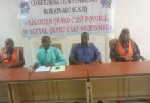 Mairie centrale de Ouagadougou : 400 ouvriers attendent toujours la régularisation de leur situation CONFEDERATION-SYNDICALE-DU-BURKINA