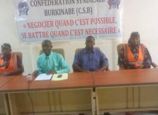 Mairie centrale de Ouagadougou : 400 ouvriers attendent toujours la régularisation de leur situation CONFEDERATION-SYNDICALE-DU-BURKINA