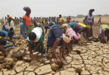 Goundi : le barrage s’ensable et à mains nues, la population tente de le curer Goundi –le- barrage- s’ensable –et- à –mains- nues- la -population -tente –de- le- curer