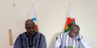 Situation sécuritaire : la coordination nationale des OSC pour la patrie exprime son mécontentement PASCAL-ZAIDA-ET-MARCEL-TANKOANO-EN-CONFERENCEDE-PRESSE