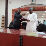 Épanouissement des jeunes : à Ouagadougou, ESSAKANE et Giants of Africa prévoient construire un centre sportif d’une valeur de 150 millions de francs CFA SIGNATURE-DE-CONVENTION