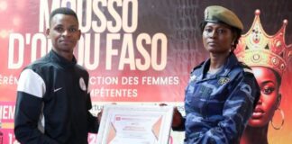 Troisième édition du Mousso d’or du Faso: le Lieutenant DEMBELÉ Souaibata distinguée dans la catégorie Prix spécial FDS
