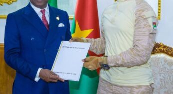 Les autorités congolaises saluent « l’engagement, le dynamisme et la combativité du Président du Faso »